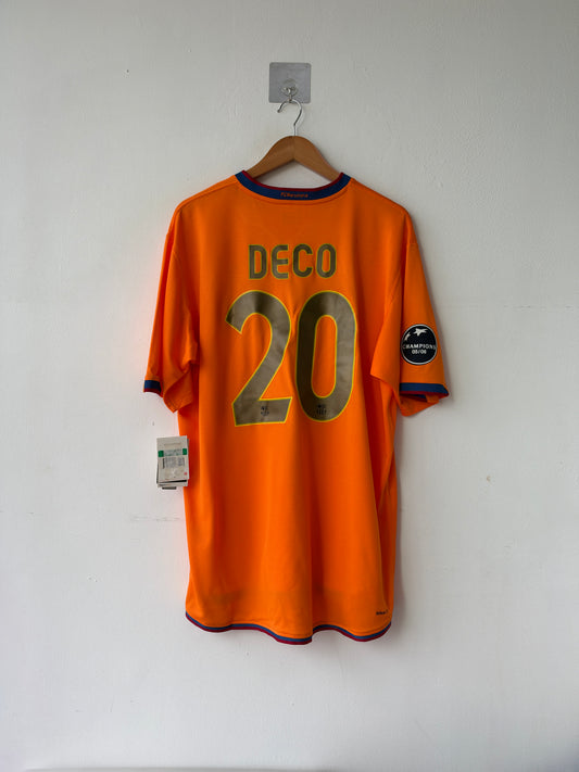 (XL) Barcelona 2006-08 Away Shirt Deco #20 (NEW)