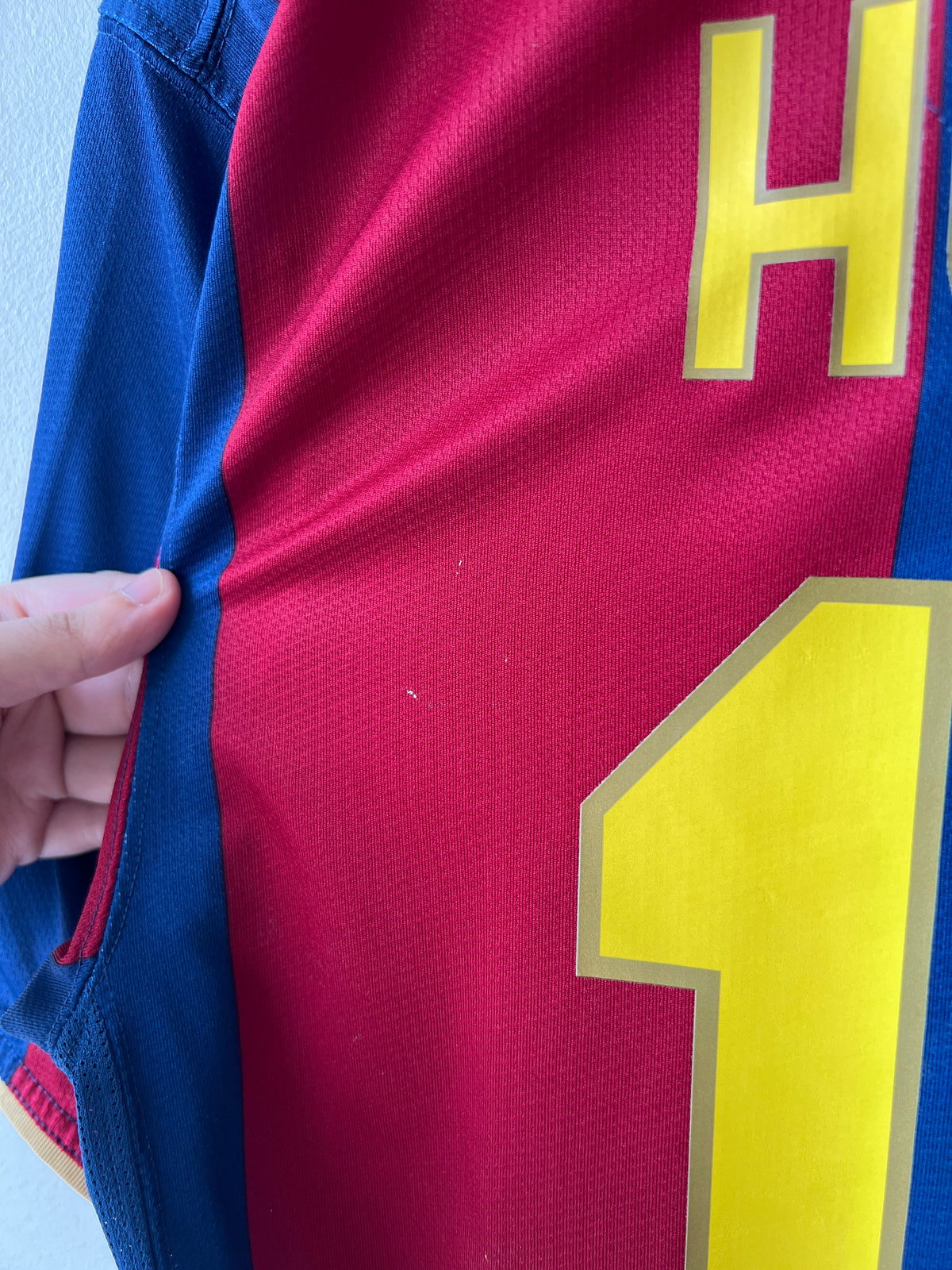 (M) Barcelona 2007-08 Home Shirt Henry #14