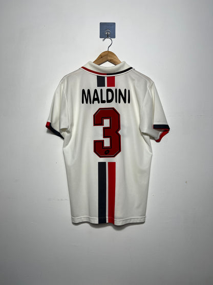 (M) AC Milan 1995-96 Away Shirt Maldini #3
