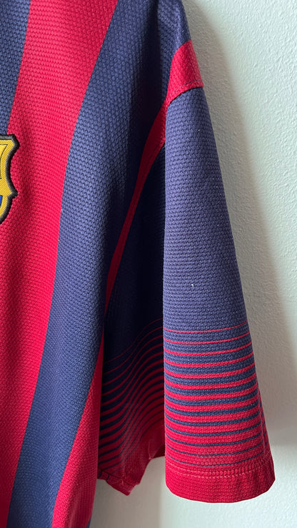Barcelona 2013-14 Home Shirt Messi #10 (XL)