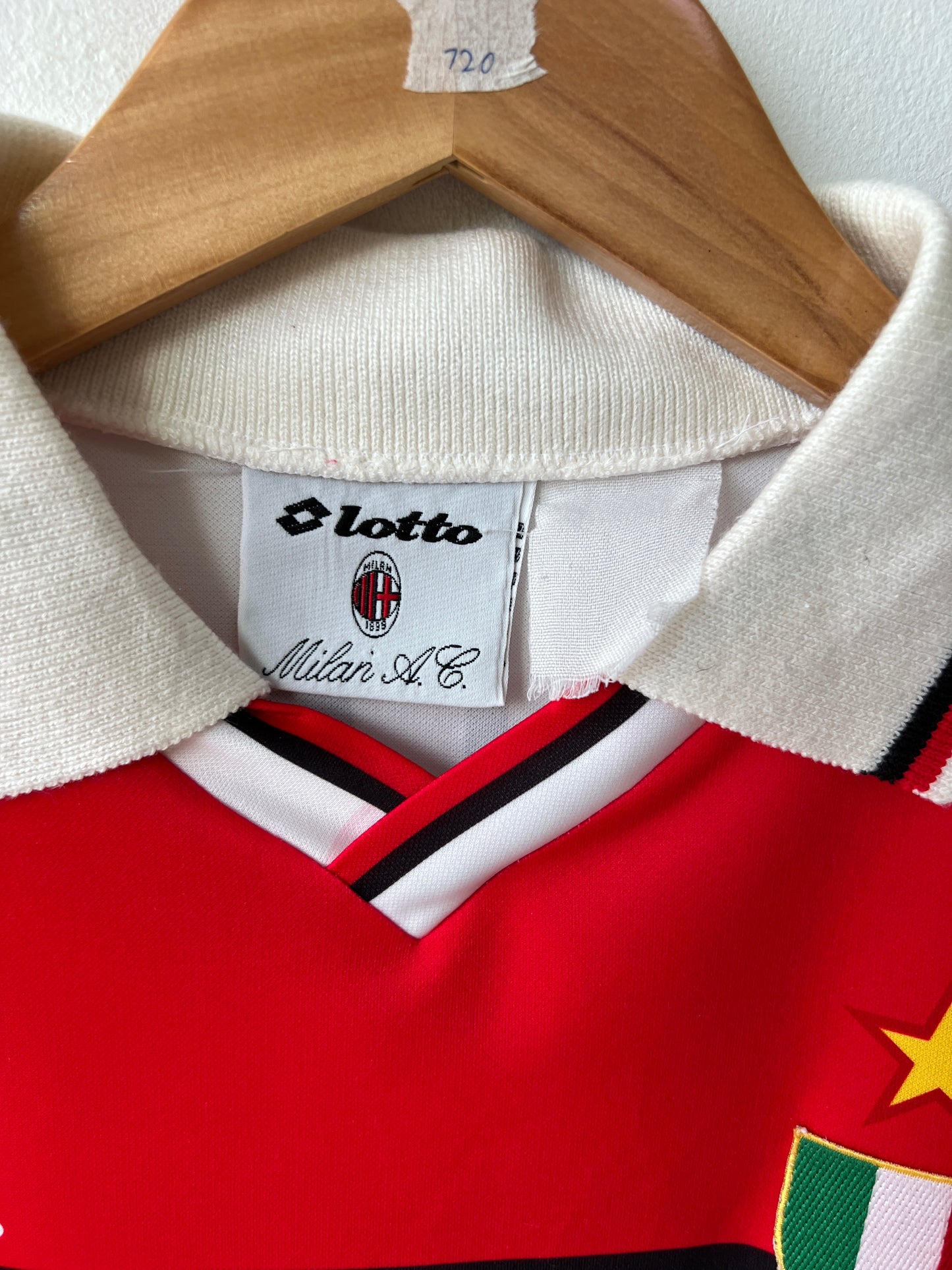 (M) AC Milan 1994-95 Away Long Sleeve Shirt Maldini #3