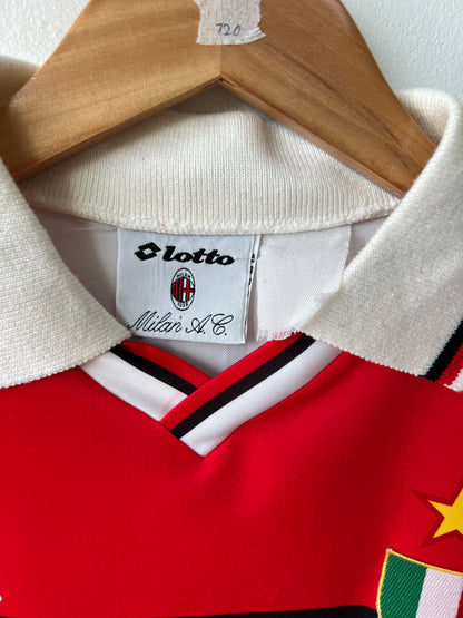 (M) AC Milan 1994-95 Away Long Sleeve Shirt Maldini #3