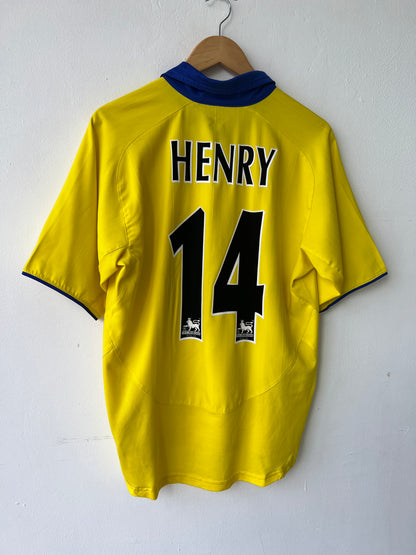 (M) Arsenal 2003-05 Away Shirt Henry #14