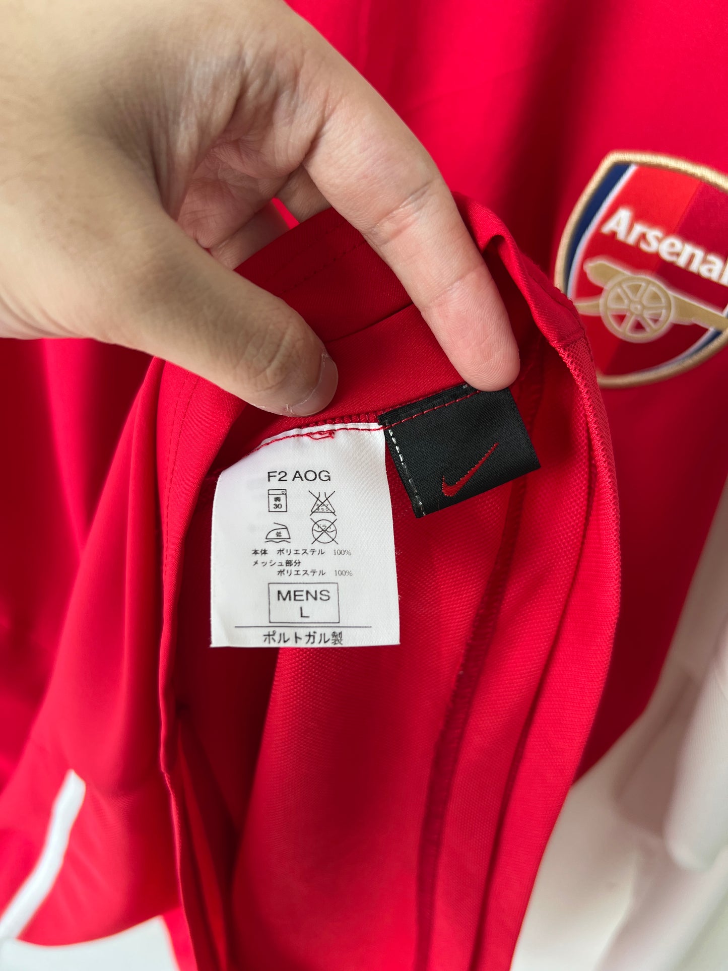 (L) Arsenal 2002-04 Home Long Sleeve Shirt Henry #14