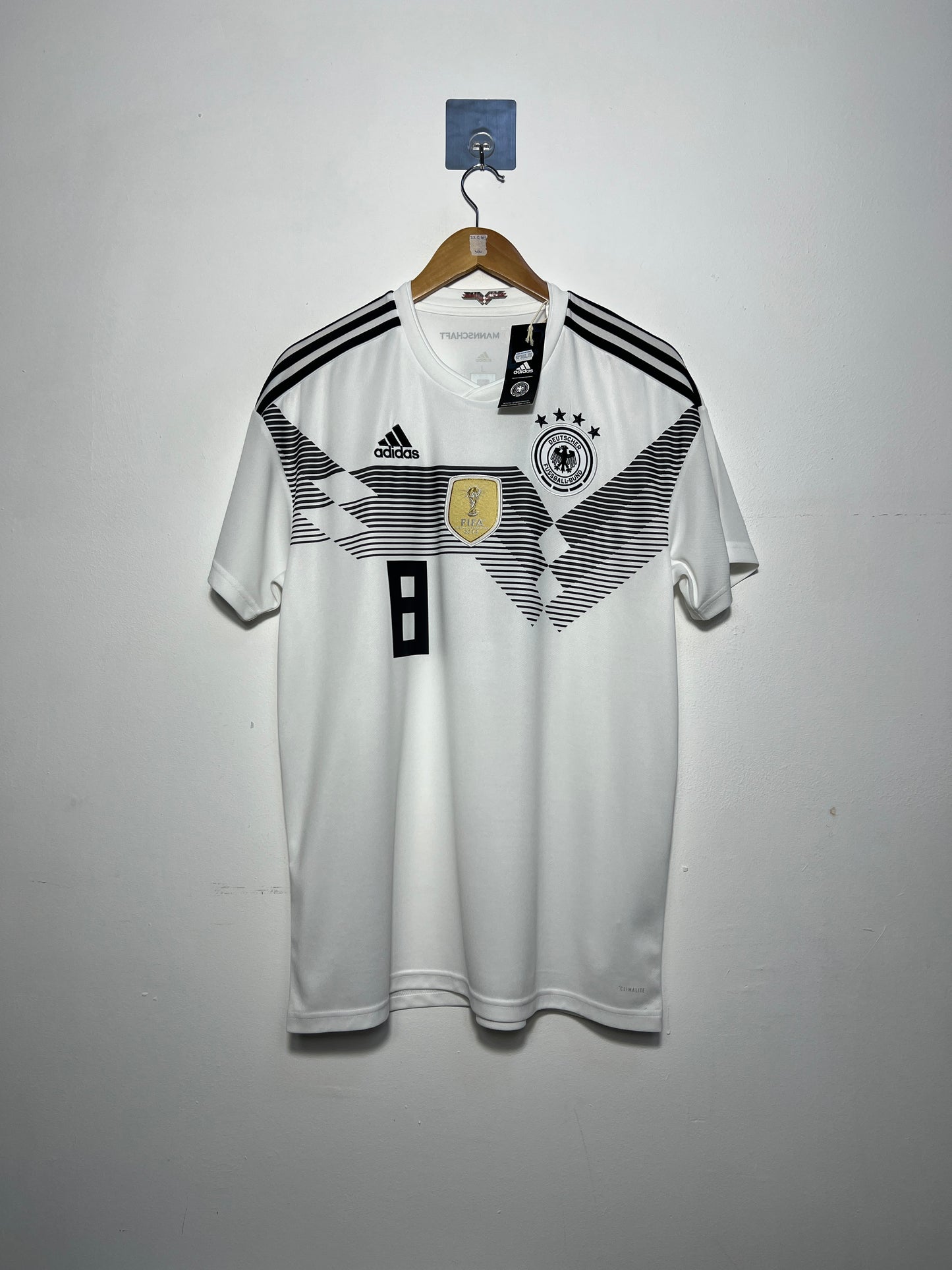 (L) Germany 2018-19 Home Shirt Kroos #8 (NEW)