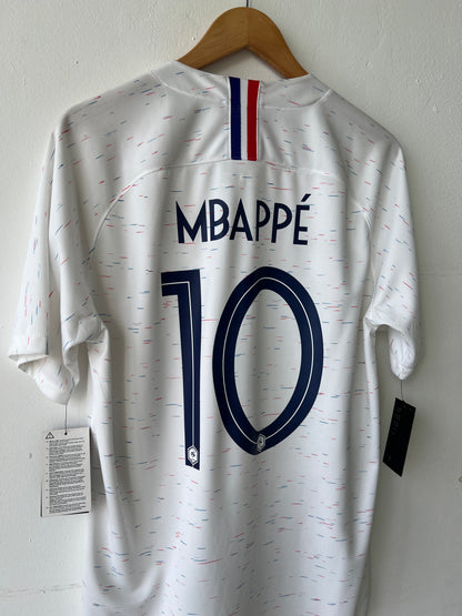 (L) France 2018 Away Shirt Mbappe #10 (NEW)