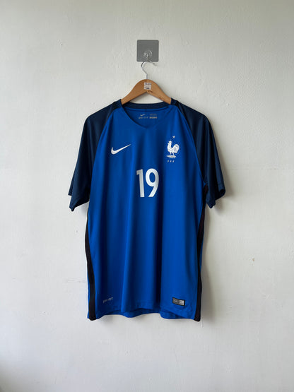 (L) France 2016-17 Home Shirt Pogba #19
