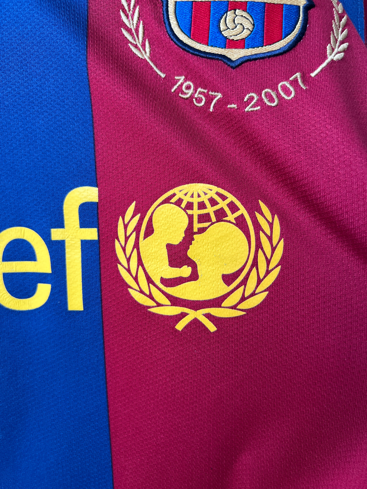(M) Barcelona 2007-08 Home Shirt Henry #14