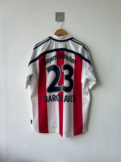 (L) Bayern Munich 2000-02 Away Shirt Hargreaves #23