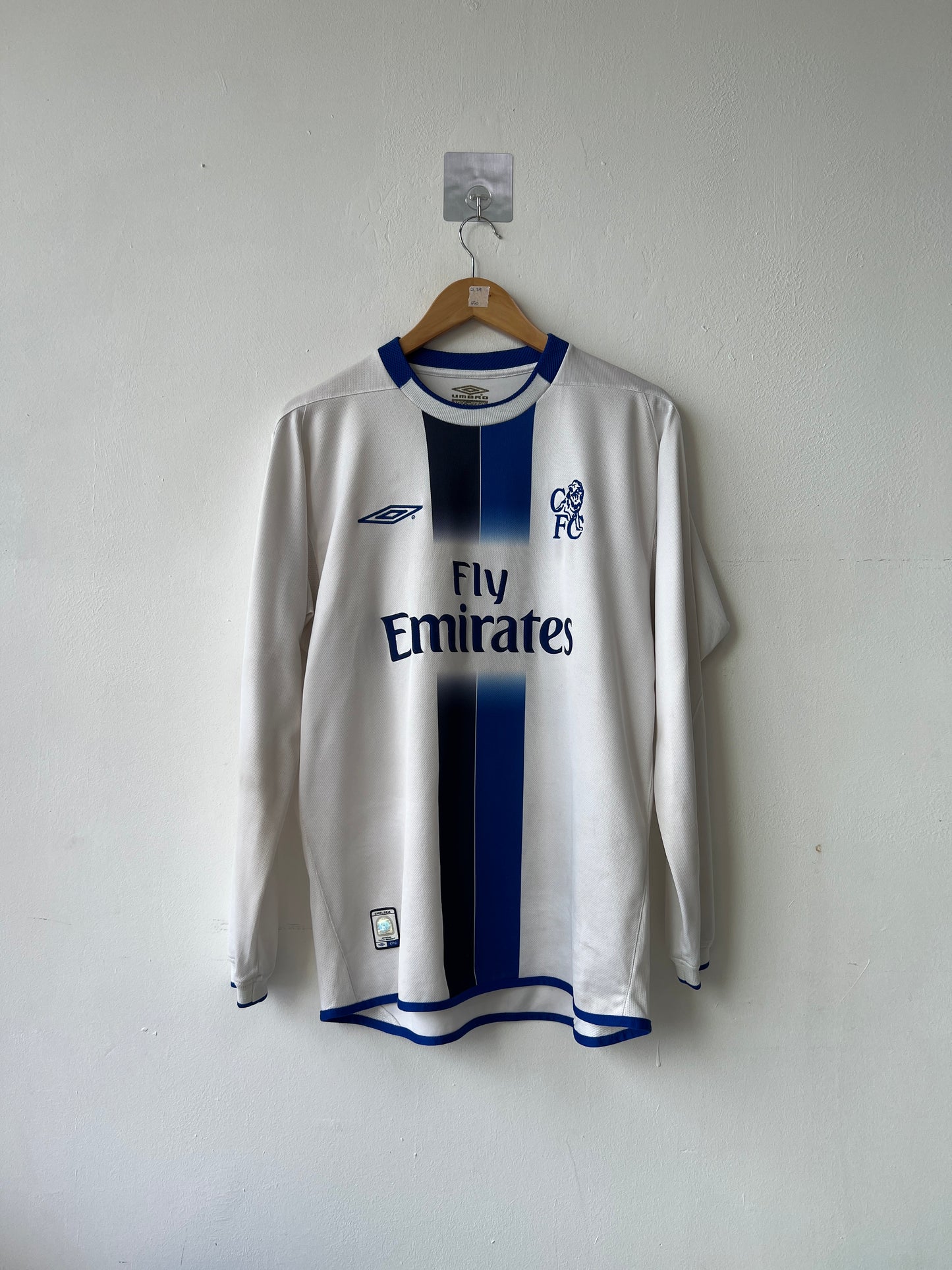 (M) Chelsea 2003-05 Away Long Sleeve Shirt Drogba #15