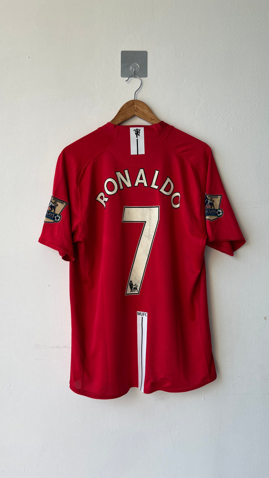 Manchester United 2007-09 Home Shirt Ronaldo #7 (L)