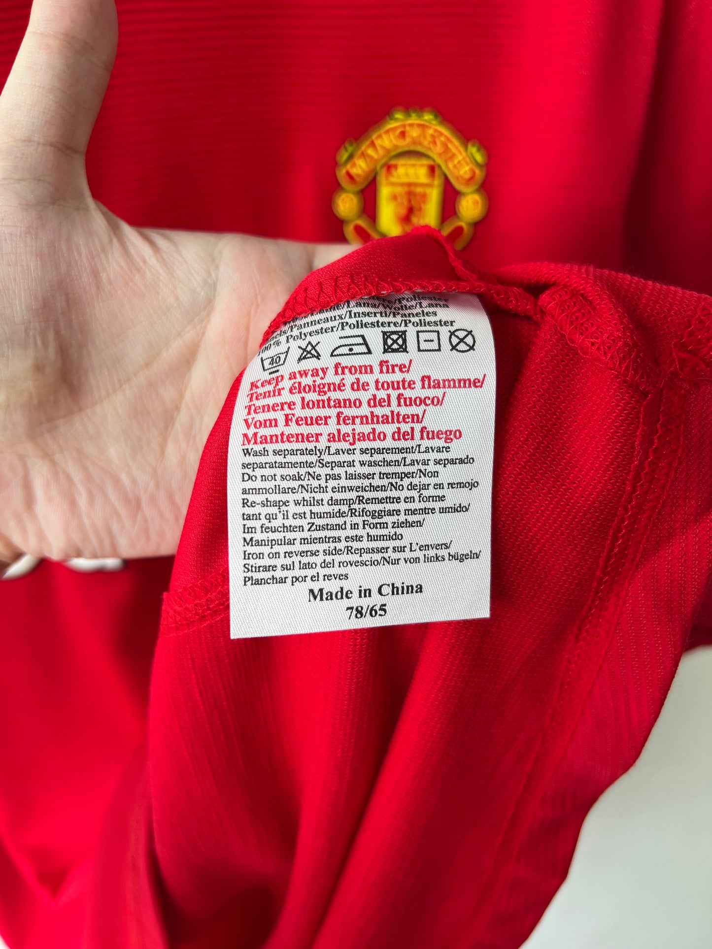 (XL) Manchester United 2000-02 Home Shirt (NEW)