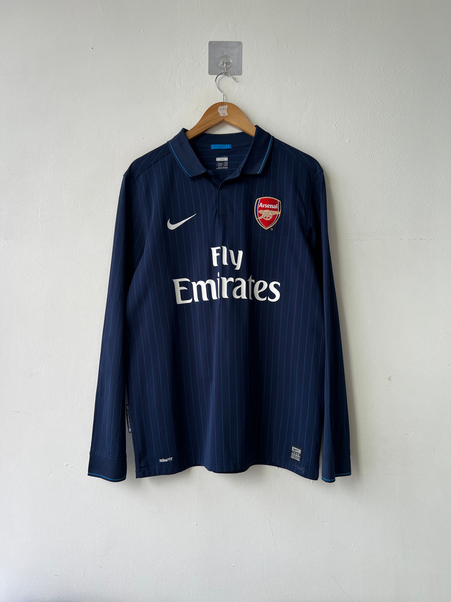 (L) Arsenal 2009-10 Away Long Sleeve Shirt Fabregas #4
