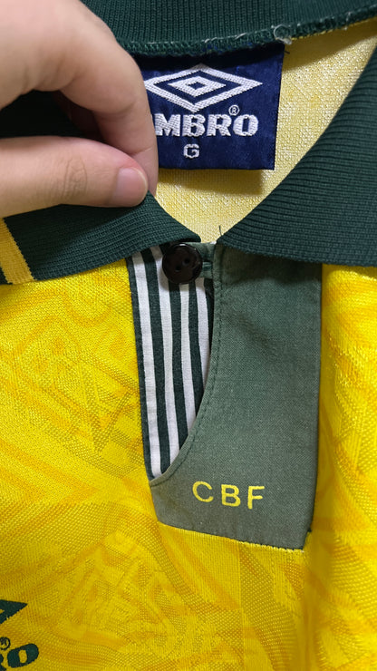 Brazil 1991-93 Home Shirt Cafu #17 (L)