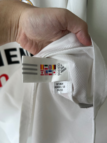 Real Madrid 2003-04 Home Shirt Zidane #5 (L)