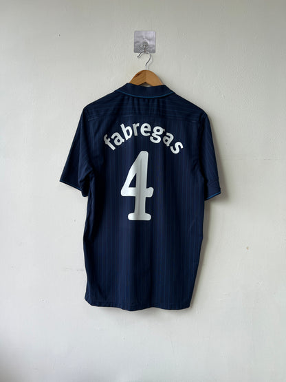 (L fits M) Arsenal 2009-10 Away Shirt Fabregas #4