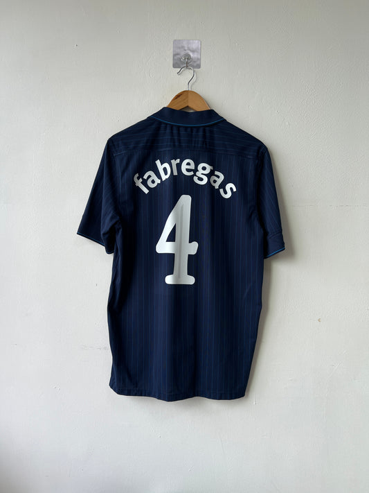 (L fits M) Arsenal 2009-10 Away Shirt Fabregas #4