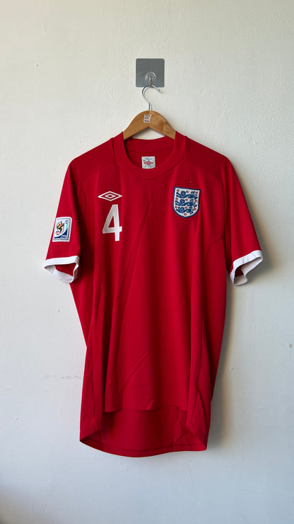 England 2010 Away Shirt Gerrard #4 (L)