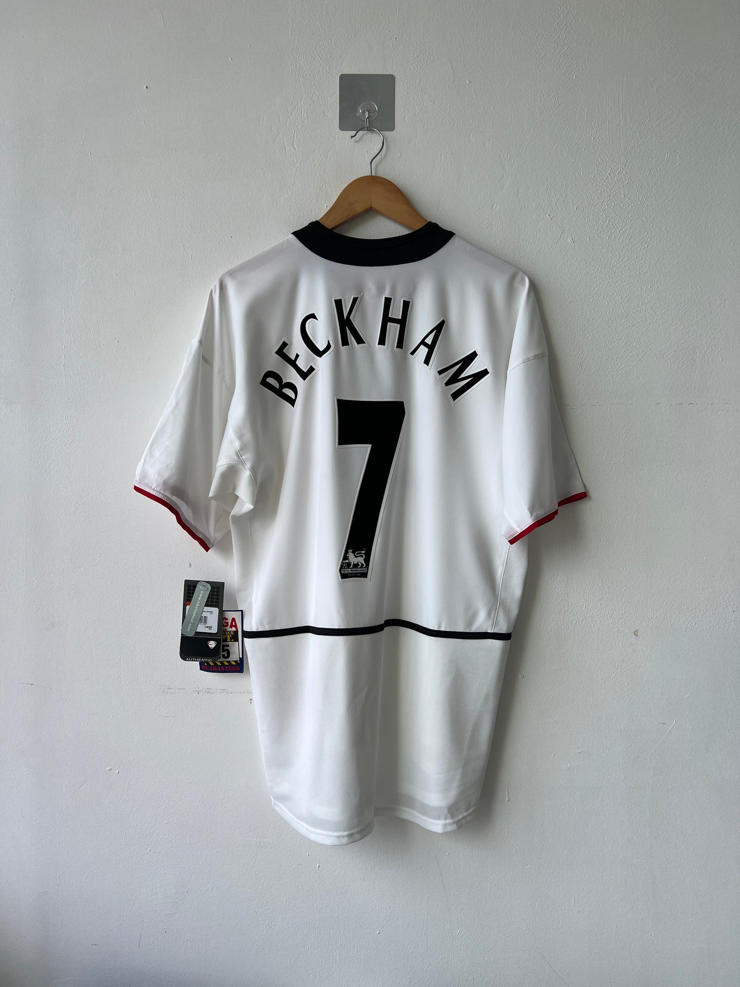 (L) Manchester United 2002-03 Away Shirt Beckham #7 (NEW)