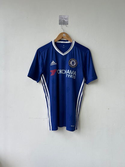 (M fits S) Chelsea 2016-17 Home Shirt Hazard #10