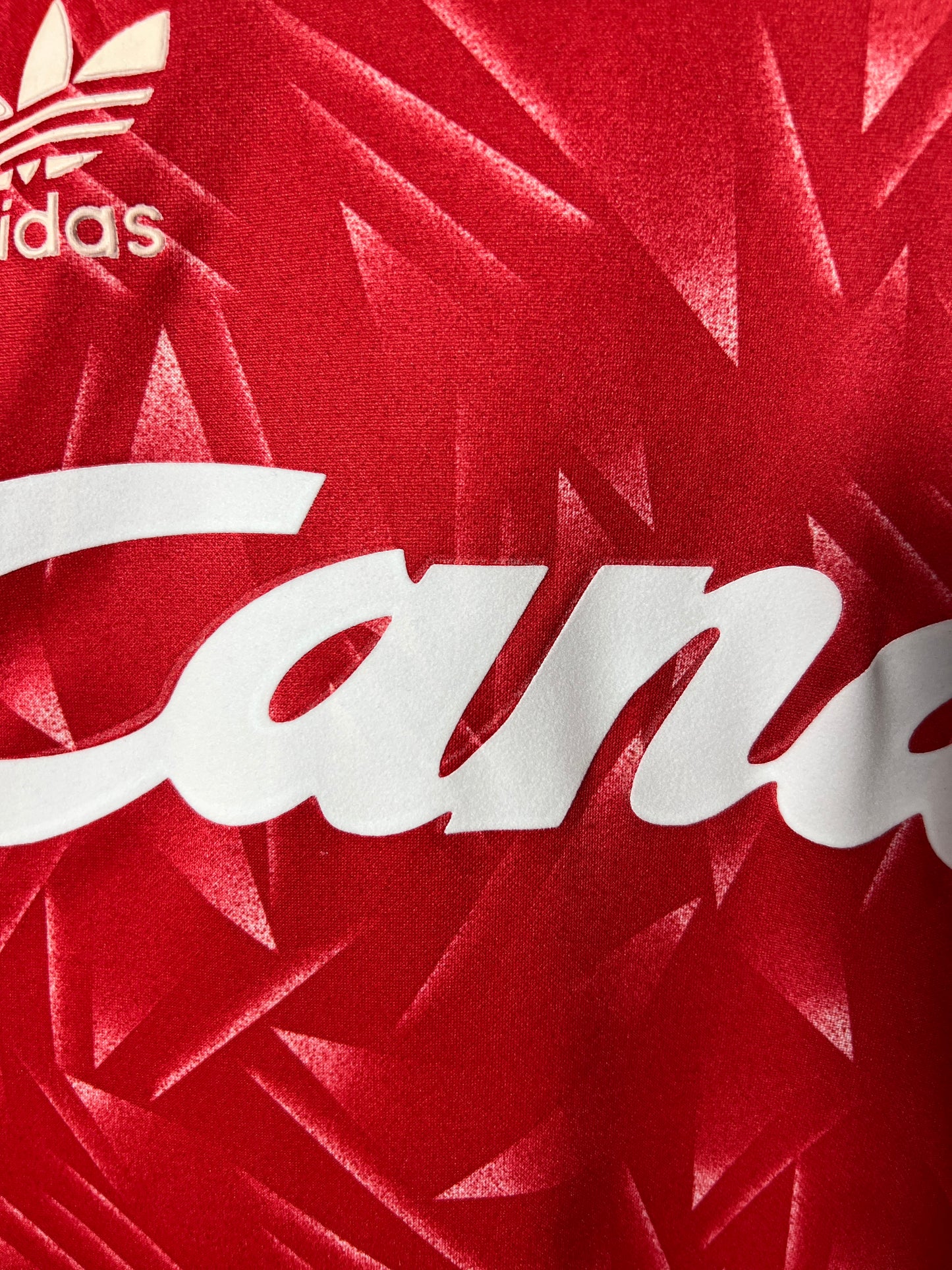 (M fits L) Liverpool 1989-91 Home Shirt
