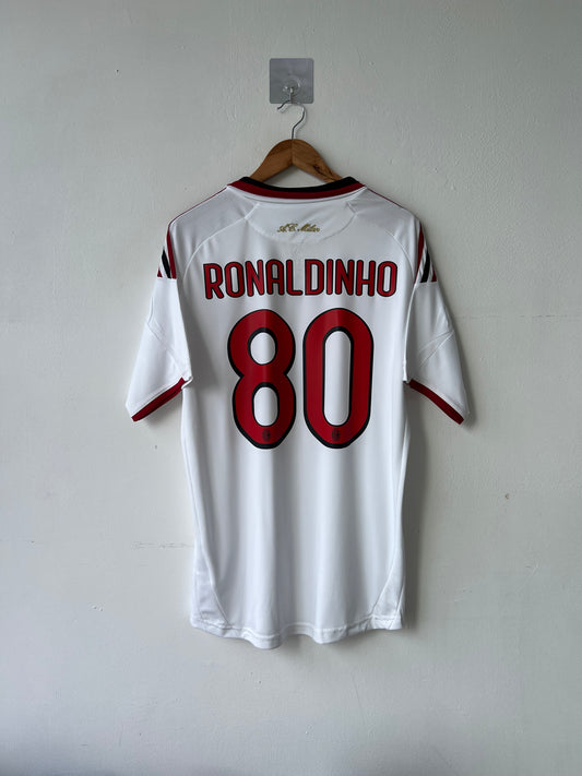 (L) AC Milan 2009-10 Away Shirt Ronaldinho #80