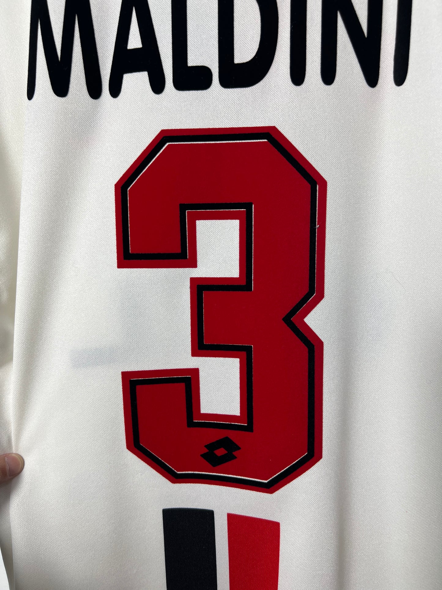 (M) AC Milan 1995-96 Away Shirt Maldini #3