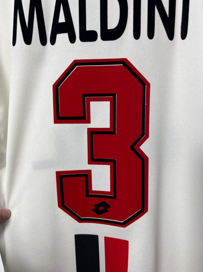 (M) AC Milan 1995-96 Away Shirt Maldini #3