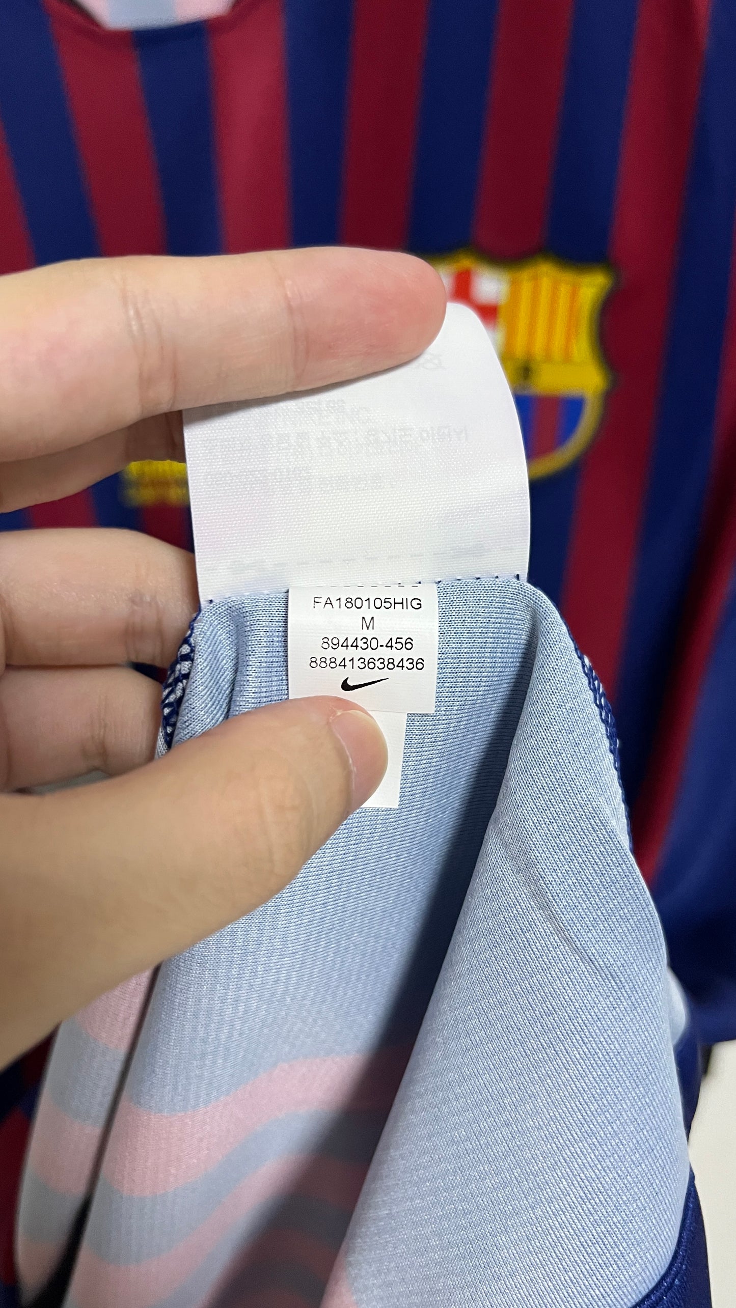 Barcelona 2018-19 Home Shirt Iniesta #8 Tribute Match (Brand New) (M)
