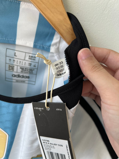 (L) Argentina 2022-24 Home Player Version Shirt (NEW)