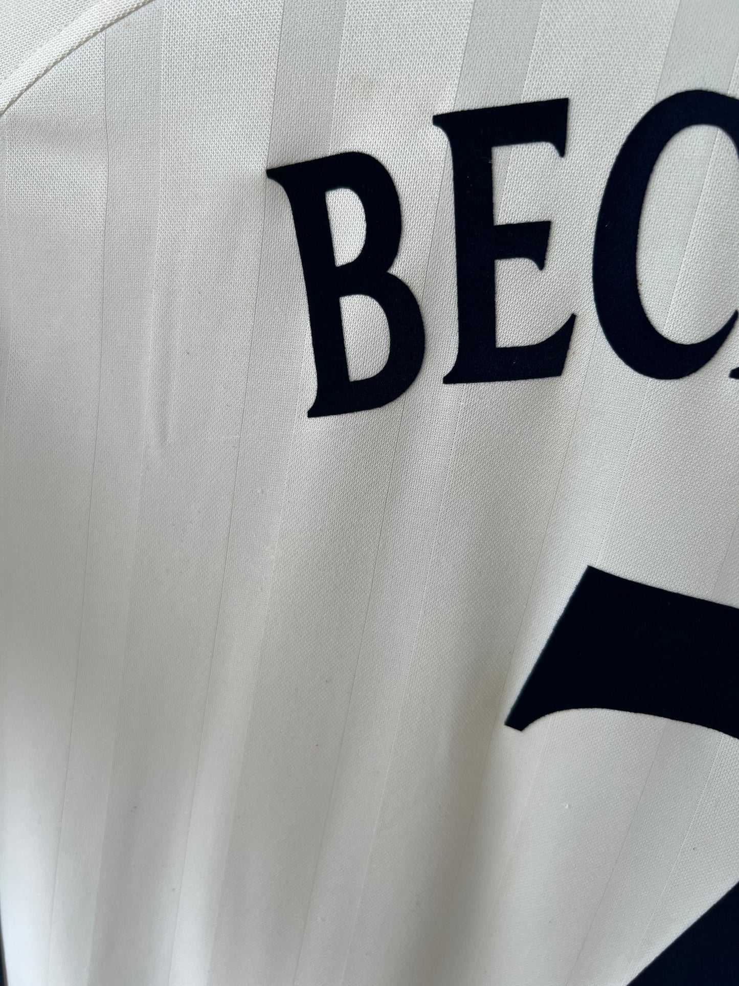 (XL) England 2001-03 Home Shirt Beckham #7