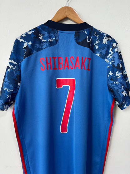 (XL) Japan 2020-21 Home Shirt Shibasaki #7