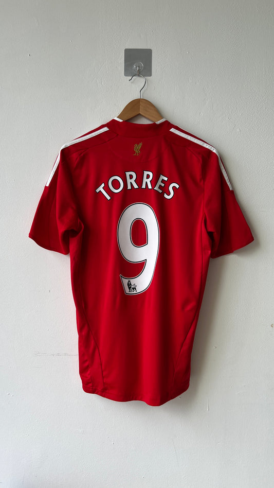 Liverpool 2008-10 Home Shirt Torres #9 (S)