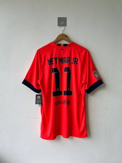 (XL) Barcelona 2014-15 Away Shirt Neymar JR. #11 (NEW)