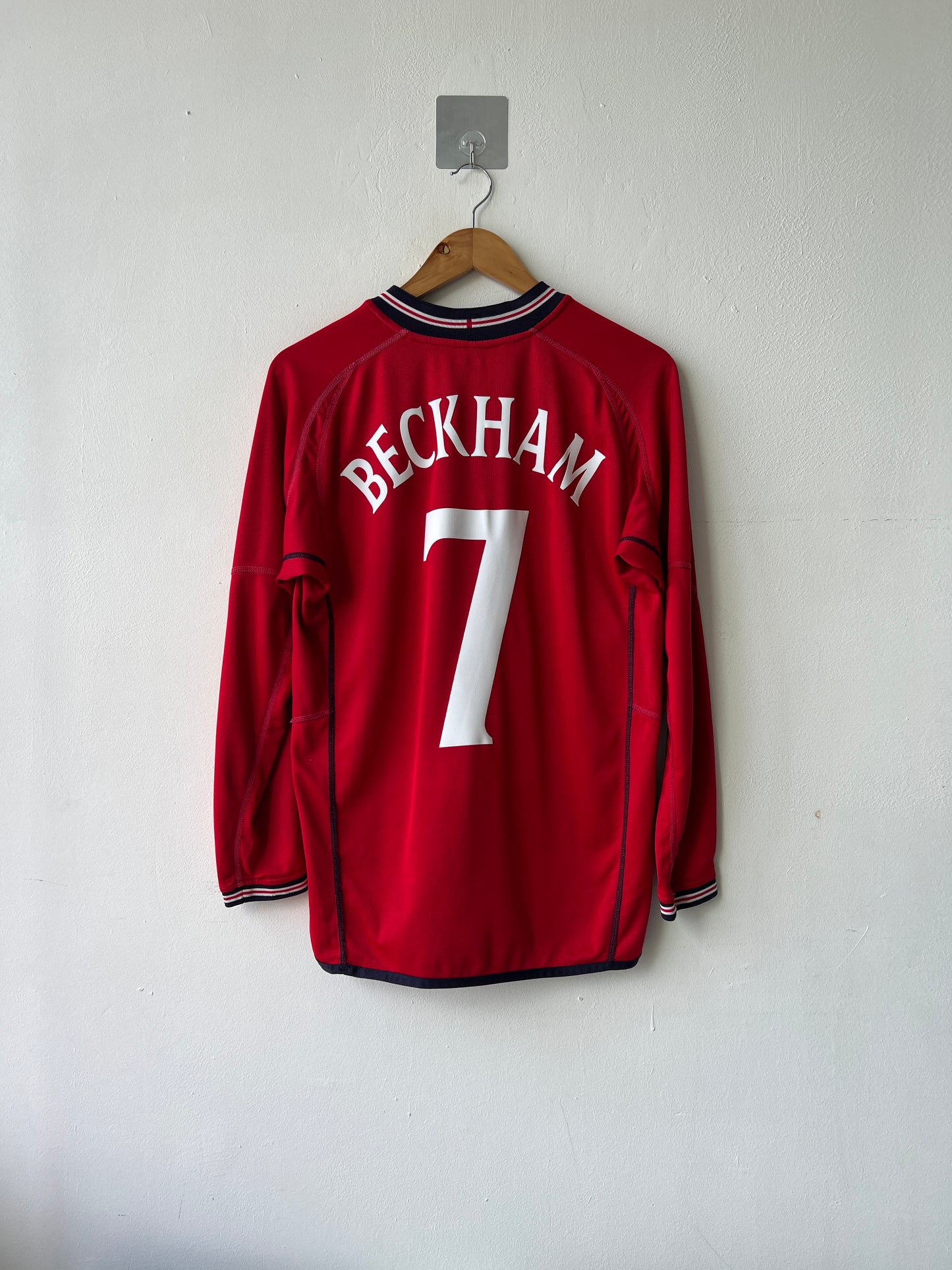 (M) England 2002-04 Away Long Sleeve Shirt Beckham #7