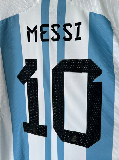 (L) Argentina 2022-24 Home Player Version Shirt Messi #10 (NEW)