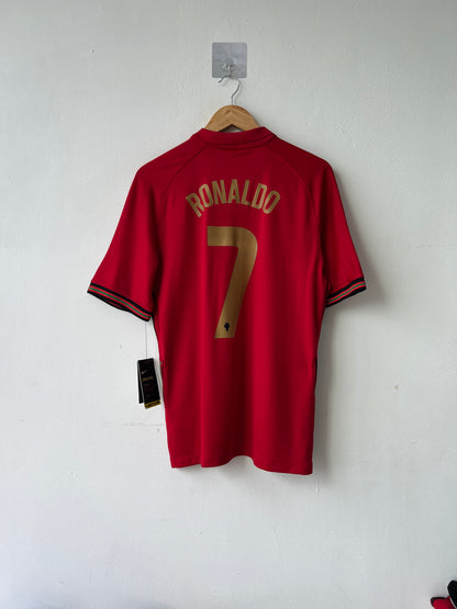 (M) Portugal 2020-21 Home Shirt Ronaldo #7 (NEW)