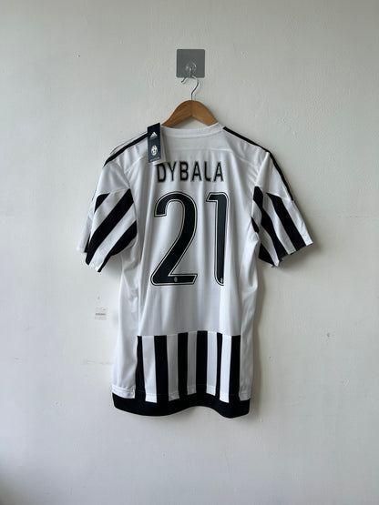 (L) Juventus 2015-16 Home Player Issue Shirt Dybala #21 (NEW)