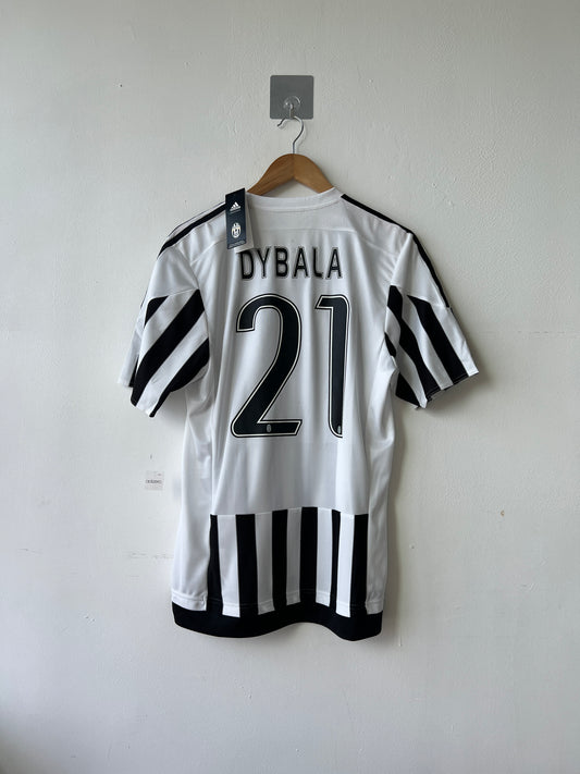 (L) Juventus 2015-16 Home Player Issue Shirt Dybala #21 (NEW)