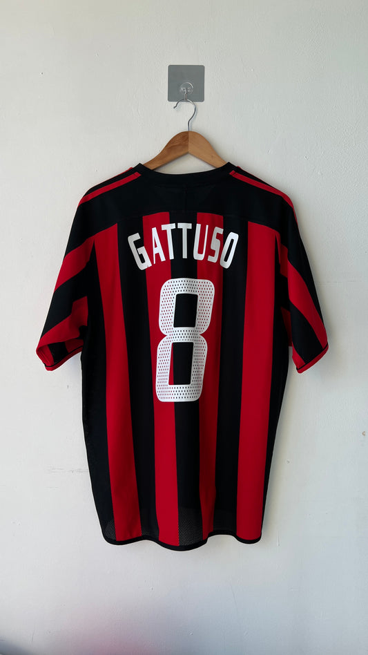 AC Milan 2003-04 Home Shirt Gattuso #8 (L)