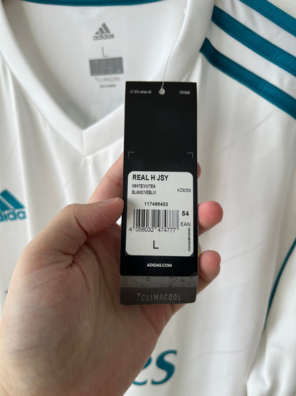 (L) Real Madrid 2017-18 Home Shirt Casemiro #14 (NEW)