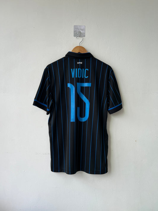 (M) Inter Milan 2014-15 Home Shirt Vidic #15