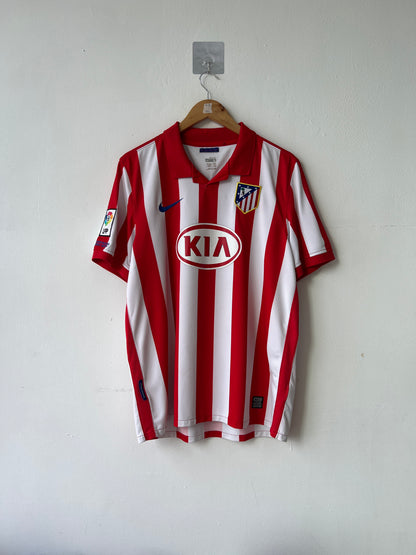 (L) Atletico Madrid 2009-10 Home Shirt Forlan #7