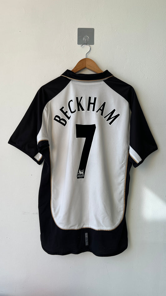 Manchester United 2001-02 Away/Third Shirt Beckham #7 (L) (Reversible)