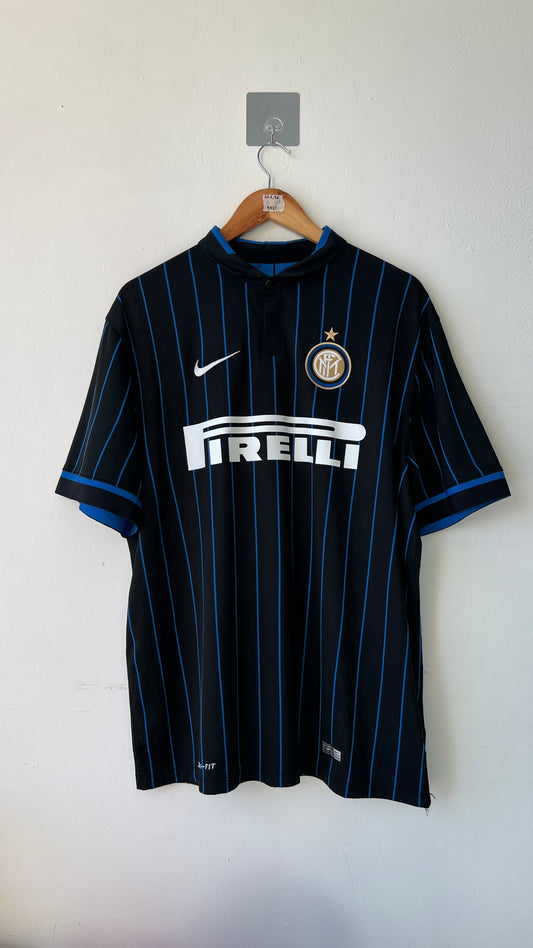 Inter Milan 2014-15 Home Shirt Vidic #15 (XL)