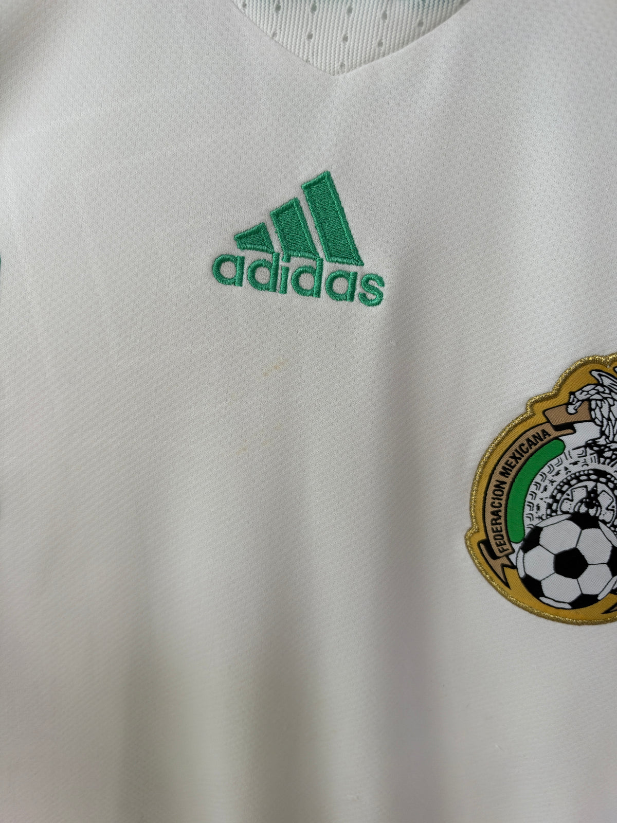 (L) Mexico 2008-10 Away 3/4 Sleeves Shirt R. Marquez #4