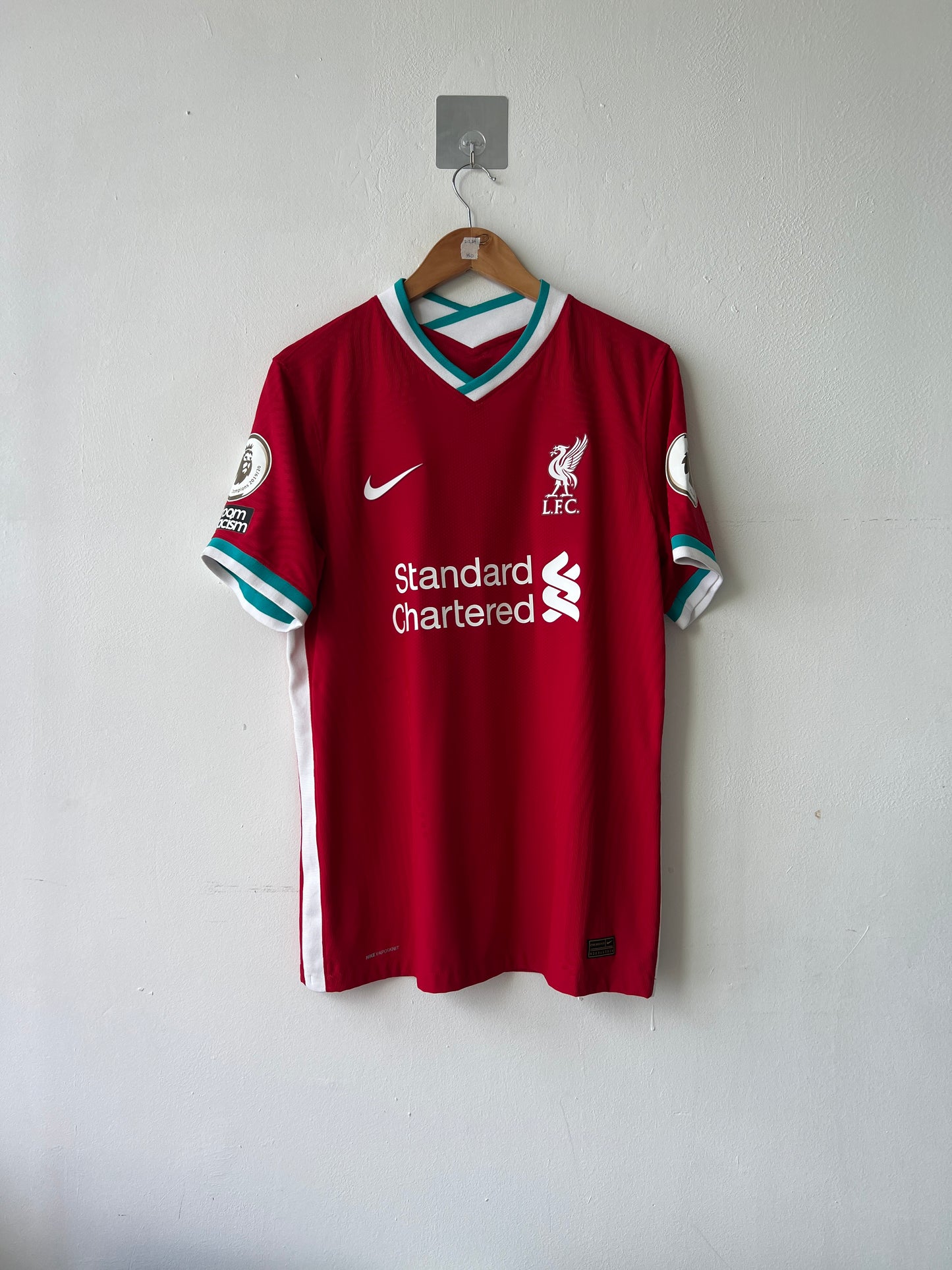 (L) Liverpool 2020-21 Home Player Version Shirt Diogo Jota #20