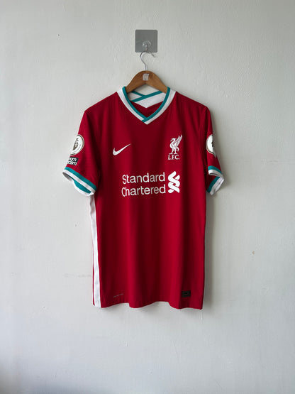 (L) Liverpool 2020-21 Home Player Version Shirt Diogo Jota #20
