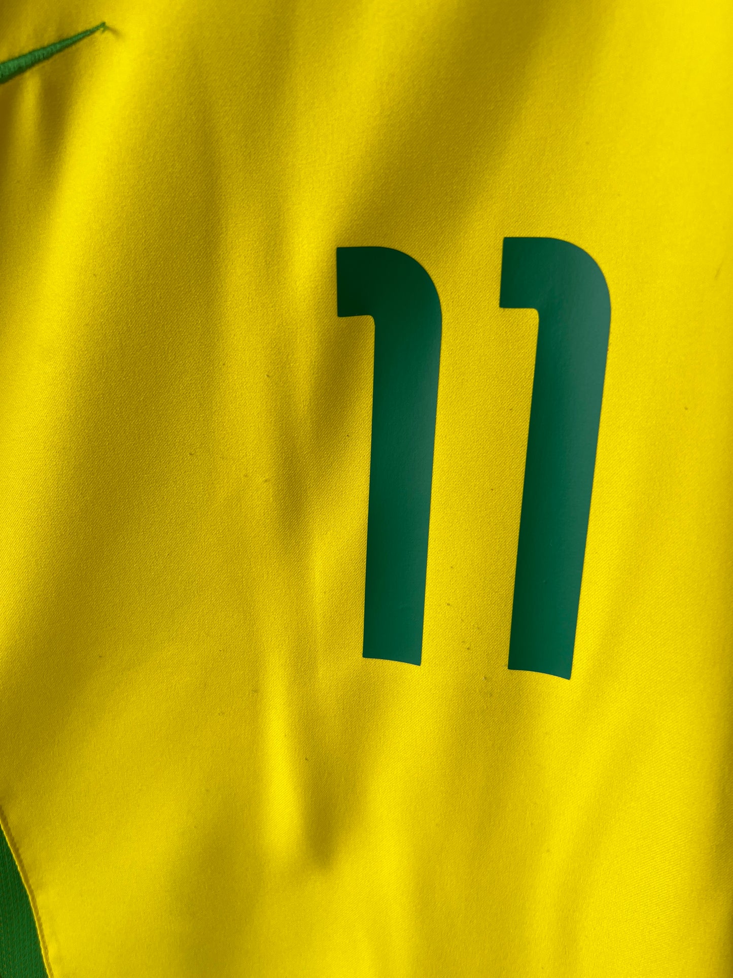 (M) Brazil 2002-04 Home Shirt Ronaldinho #11