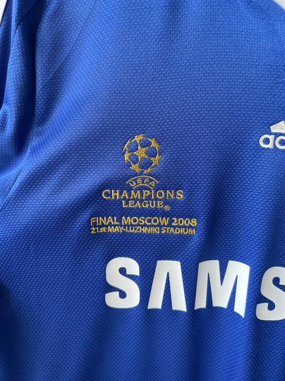 (M) Chelsea 2008-09 Home Long Sleeve Shirt Ballack #13